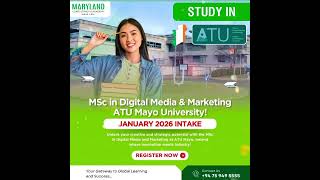 Mayo University../ MSC in Digital Media &Marketing/Intake 2026