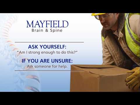 Mayfield Minute: Proper Lifting Techniques,  Mayfield Physical Therapy