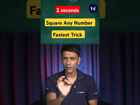 Square Any Number in 2 Secs! | FAST Square Trick | Math Shortcut HACK🤯 #shorts ​