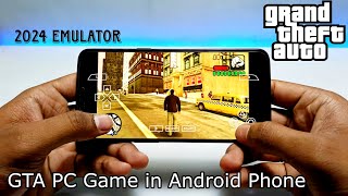Grand theft auto Game in Android smartphone using Emulator | 2024 GTA in Phone