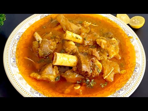 Lucknowi Mutton Nihari Recipe | Bakre Ke Paye Ki Recipe | Mutton Paya Recipe