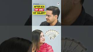 💥1st Salary After BCA🤑BCA Jobs Opportunities? BCA Student Interview! #shorts #bca #bcacourse #viral