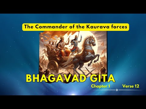 Bhagavad Gita Chapter 1 Verse 12 Explained in Simple Terms in Kannada