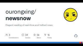 GitHub - ourongxing/newsnow: Elegant reading of real-time and hottest news
