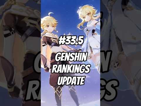 Genshin Rankings 1.X Update! 🔥 #hoyocreators #GenshinImpact #hoyoverse #Genshin