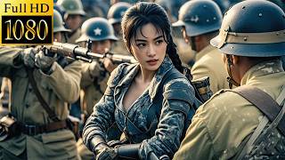 日軍包圍柔弱少女，沒想到她竟是功夫大師，一秒反殺全場！ #中國功夫 #中文电视剧 #武侠#动作#功夫