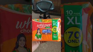 Whisper choice ultra XL MRP ₹70 for 10 pads