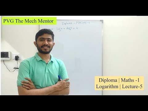 Diploma | Maths 1 | Logarithm - Lecture 5 #maths #diploma #engineering #logarithm