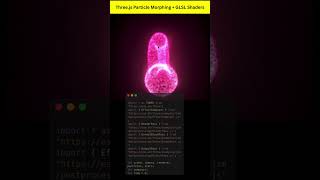 Three.js Particle Morphing Animation with GLSL Shaders | WebGL Visual Effects #htmlcssjs #htmlcss