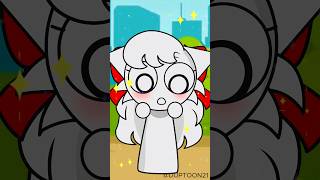 Sprunki & Brainrot: Take off The Mask Girl Wenda Animation #sprunki #shorts #animation