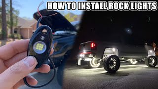 HOW TO INSTALL ROCK LIGHTS: STEP BY STEP