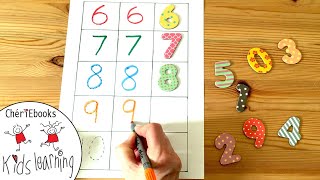 Best Learn Numbers Writing 1 to 10 | Preschool Toddler Learning DIY Toy Video