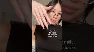 strong, natural long nails💅🏻✨ #longnails #longalmondnails #nails