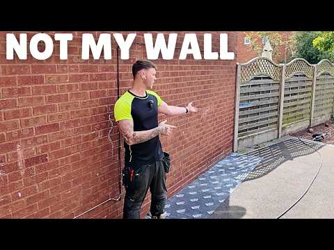 Am I Allowed to Do this? Cable On Next Doors House