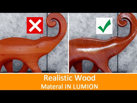 Realistic Fine wood Material in Lumion - (PBR lumion material)