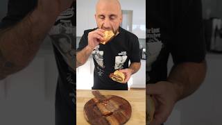 Spicy sandwich with some Dustin Poirier hot sauce! 🔥