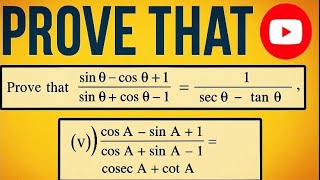 trigonometry identities || class 10th trigonometry identities Important questions|| class 20th