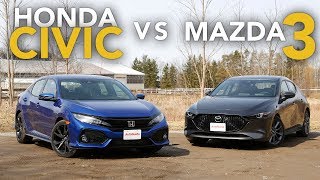 2019 Honda Civic vs Mazda3: Which One is the Better Hatchback?
