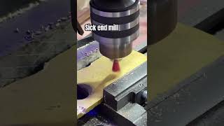 That’s pretty neat #damascus #mill #millingmachines #milling #endmill #woodworking #steelfab #forge