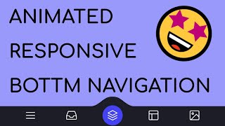 Awesome CSS Animated Responsive Bottom Navigation - Production ready!