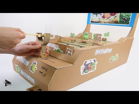 How to Make Angry Birds Game - Amazing Cardboard DIY