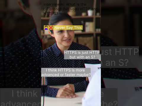 HTTP vs HTTPS Explained with Real-Life Example | Tech Interview in 30 Seconds