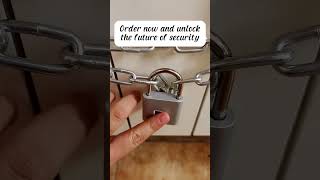 No keys, no codes, just your touch- experience the future of security #fingerprint #safety #security