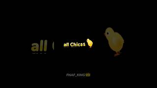 all chicas🐤 #fnafedit #fnaf #chica #fnaf2 #fnaf1 #fnaf6 #fnaf3 #fnaf4 #fnaf5 #fnaf9