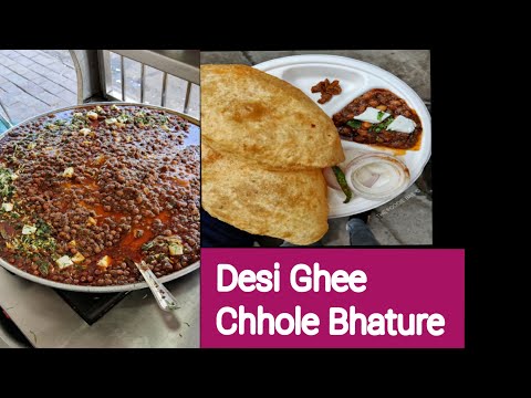 BEST Desi Ghee Paneer Chhole Bhature || Delhi Street Food #shorts