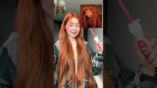 What do you think - do these curls look like Merida's? I'm honestly obsessed#curlyhair #hairtok
