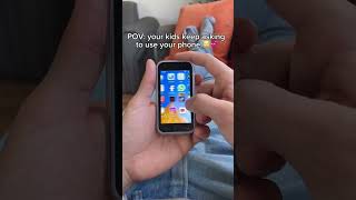 The perfect phone for kids ❤️ #iphone #smartphone #miniphone #phone #cellphone #tech #apple