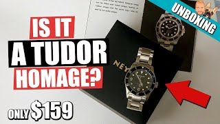 Neymar 41.5mm Watch Unboxing & Initial Impressions (Is it Tudor Black Bay Homage?)