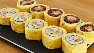 零基础学习紫菜包饭，轻松上手，省时省力，有蔬菜有鸡蛋，营养又健康【海娟美食】