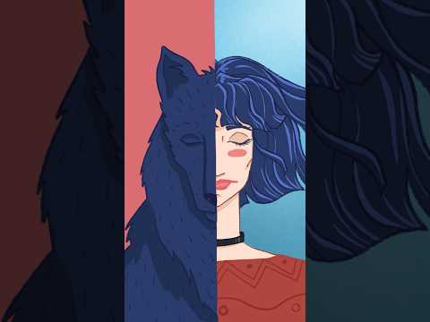 My wolf-girl character Likaina animation🐺👩🏻🖤 #animation #characterdesign #illustration #wolfgirl