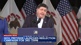 Gov. Pritzker announces re-election campaign for 3rd term