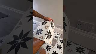 How To Scribe Your Last Vinyl Tile Like A Pro #diy #how #howto #vinyl #shorts #tips #home