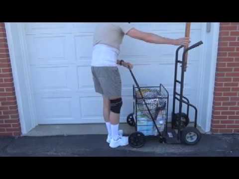 Bicycle Trailer: hand truck groceries direct to kitchen!
