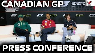 F1 Pre-Race Press Conference Canadian GP 2025 | Lewis Hamilton, Franco Colapinto, Lance Stroll