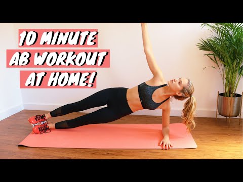 10 minute CORE/AB workout | AT HOME + NO EQUIPMENT
