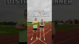 Sprinter Vs Distance Runner 🏃‍♂️💨 #shorts #trackandfield #sprints #fitness #challenge #race