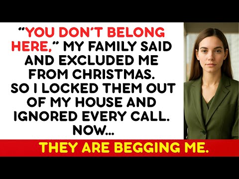 My Family Excluded Me From Christmas — Then Said “You Don’t Belong,” So I Locked The Door