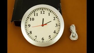Security Clock, HD 1080, Motion Sensor, Настінні, годинники, з, камерою, без Wi-Fi