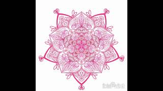 マンダラ　デジタルアート　2025/07/06  ＃曼荼羅＃線画＃デジタルアート＃mandala＃drowning＃degitalart＃art