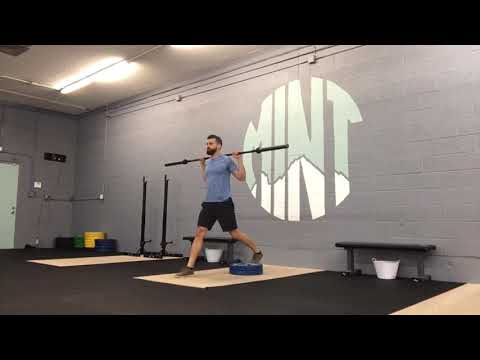 Bulgarian Split Squat (Back Rack)