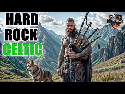 🔥Bagpipes Rock Melodies 🎸Hard Rock Celtic Metal for Motivation [ Nordic highlands powerful sound ]