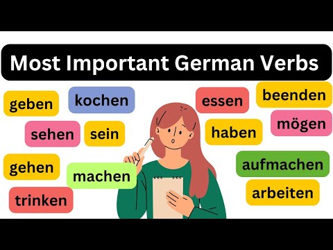 Most Common daily use German verbs - With examples  🇩🇪 | Deutsch lernen mit Geschichten