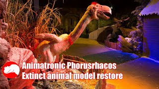 Ice Age Animatronic Phorusrhacos - Extinct Animal Model