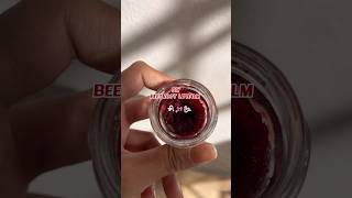 Diy homemade beetroot lip balm ᥫ᭡. #youtube #shortsvideo #diy