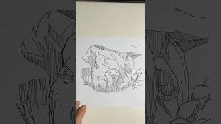 よふかしのうた 七草ナズナさん 逆さまに描いてみた #よふかしのうた #模写 #一発描き
