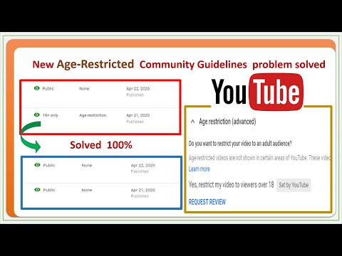 How to Remove Age-Restriction to viewers over 18 set by youtube🔥 Age Restricted solve 100% Working